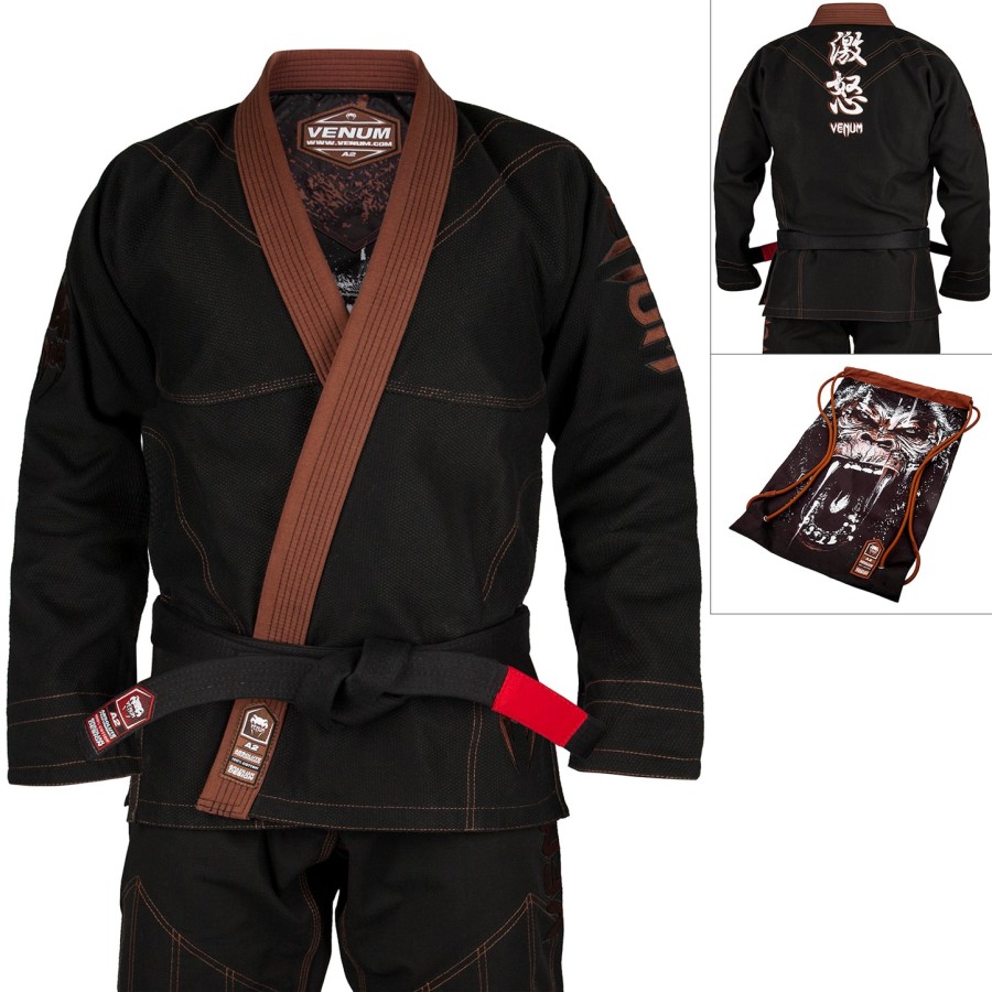 venum absolute gorilla bjj gi バッグ付属 - ブラックブラウン
