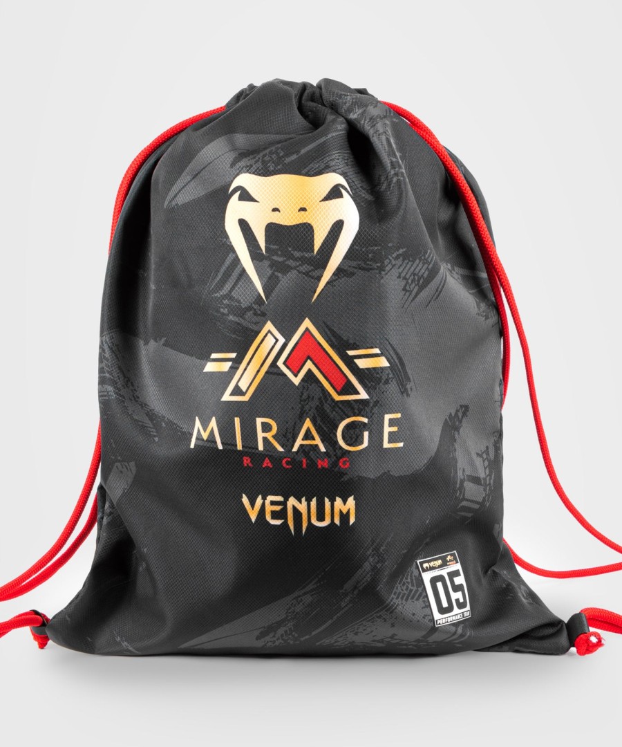 venum x mirage ドローストリングバッグ - ブラックゴールド