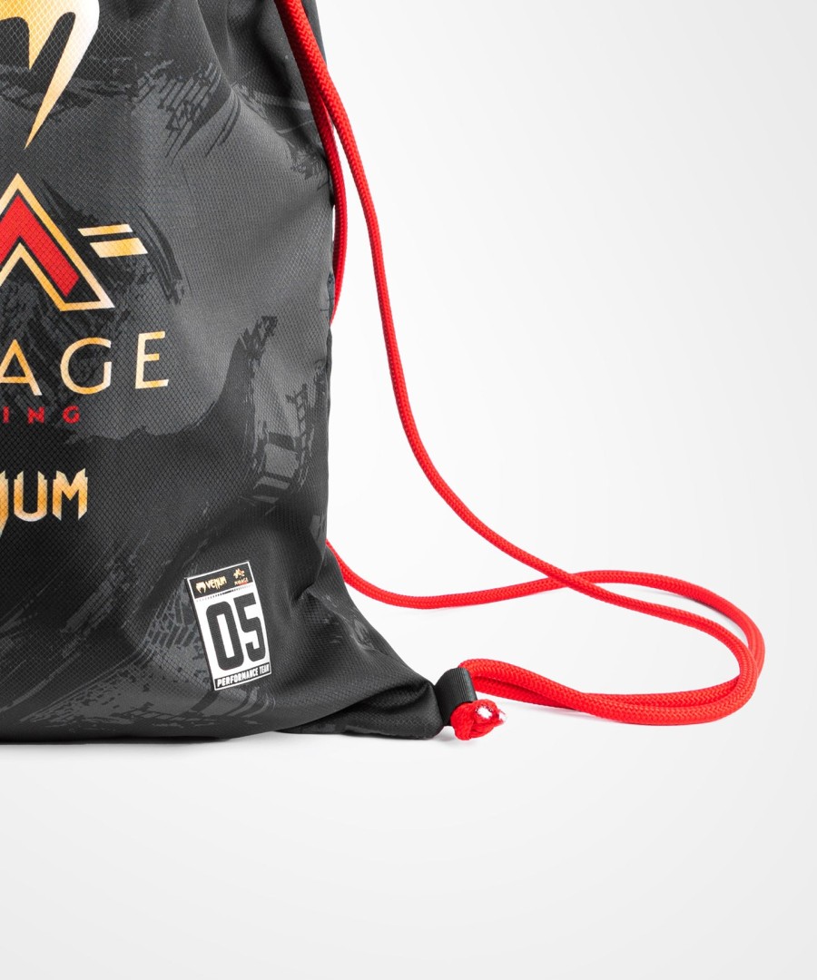 venum x mirage ドローストリングバッグ - ブラックゴールド