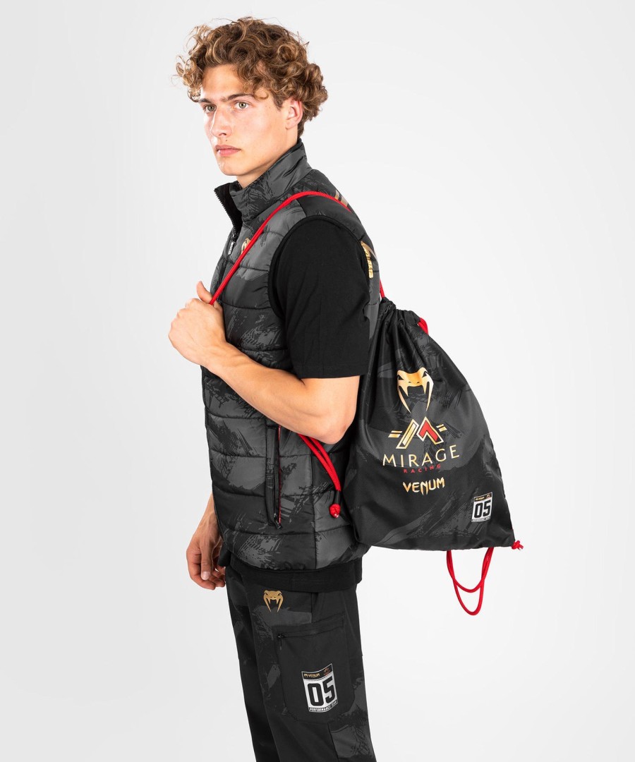 venum x mirage ドローストリングバッグ - ブラックゴールド