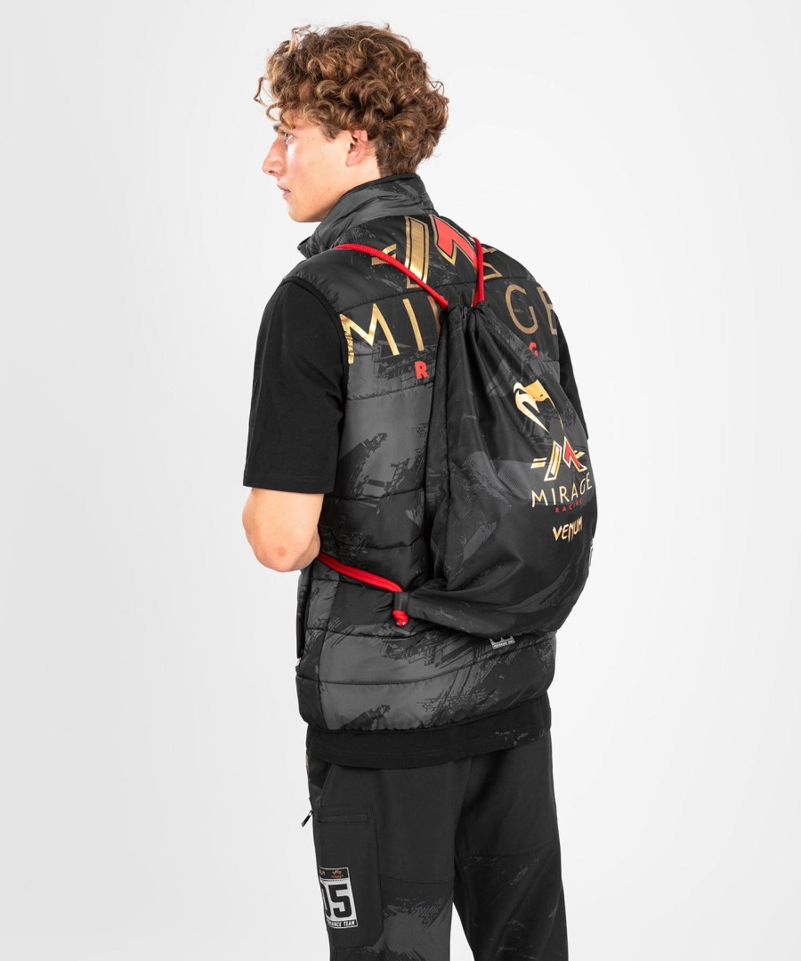 venum x mirage ドローストリングバッグ - ブラックゴールド