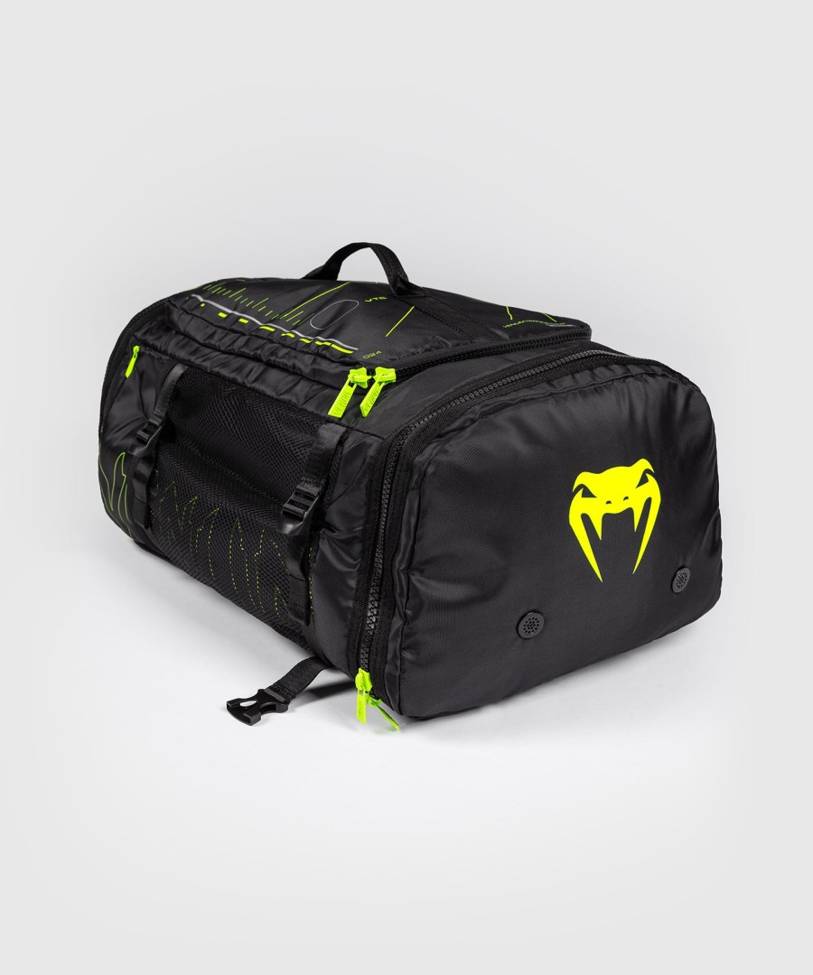 venum トレーニングキャンプ 4.0 スポーツバッグ - ブラックネオングリーン