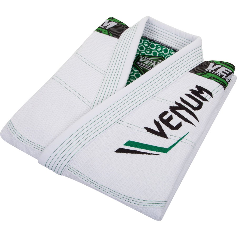 venum elite bjj gi - ホワイトグリーン