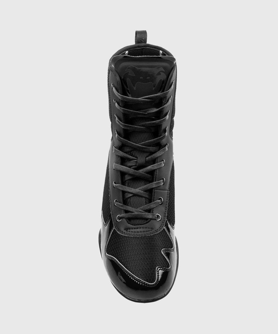 venum elite ボクシングシューズ - ブラックブラック