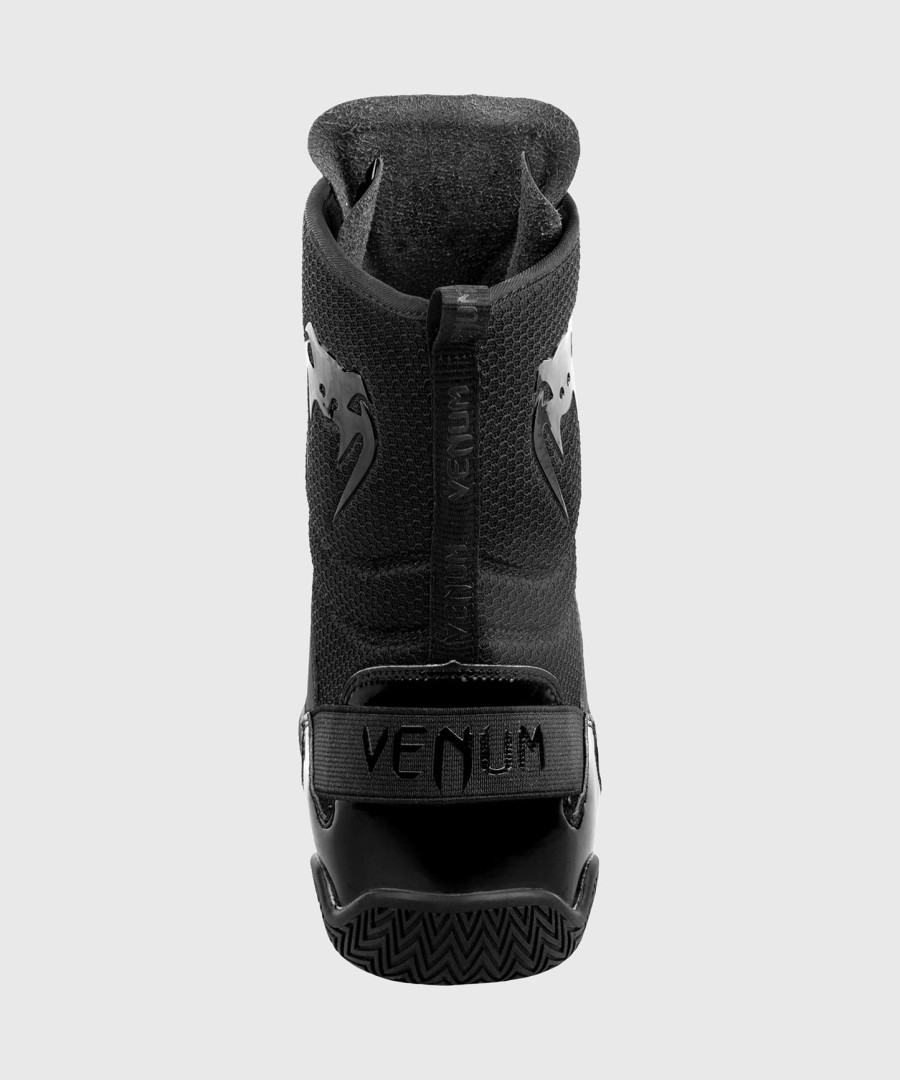 venum elite ボクシングシューズ - ブラックブラック