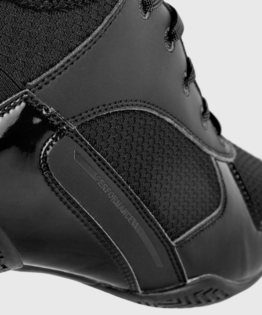 venum elite ボクシングシューズ - ブラックブラック