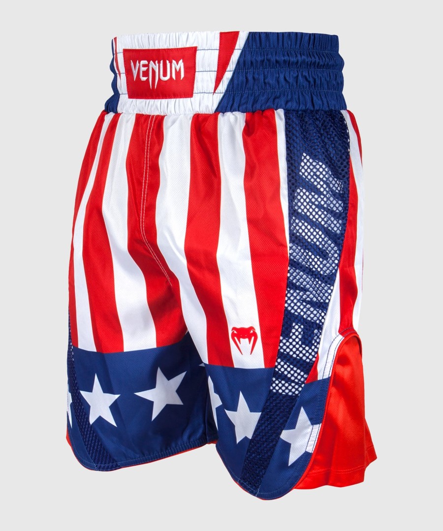 venum elite ボクシングショーツ - usa - レッドホワイト-ブルー - 限定品