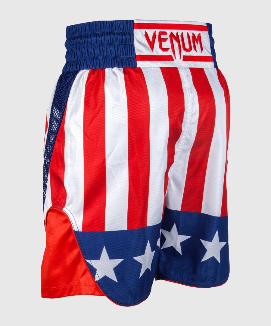 venum elite ボクシングショーツ - usa - レッドホワイト-ブルー - 限定品