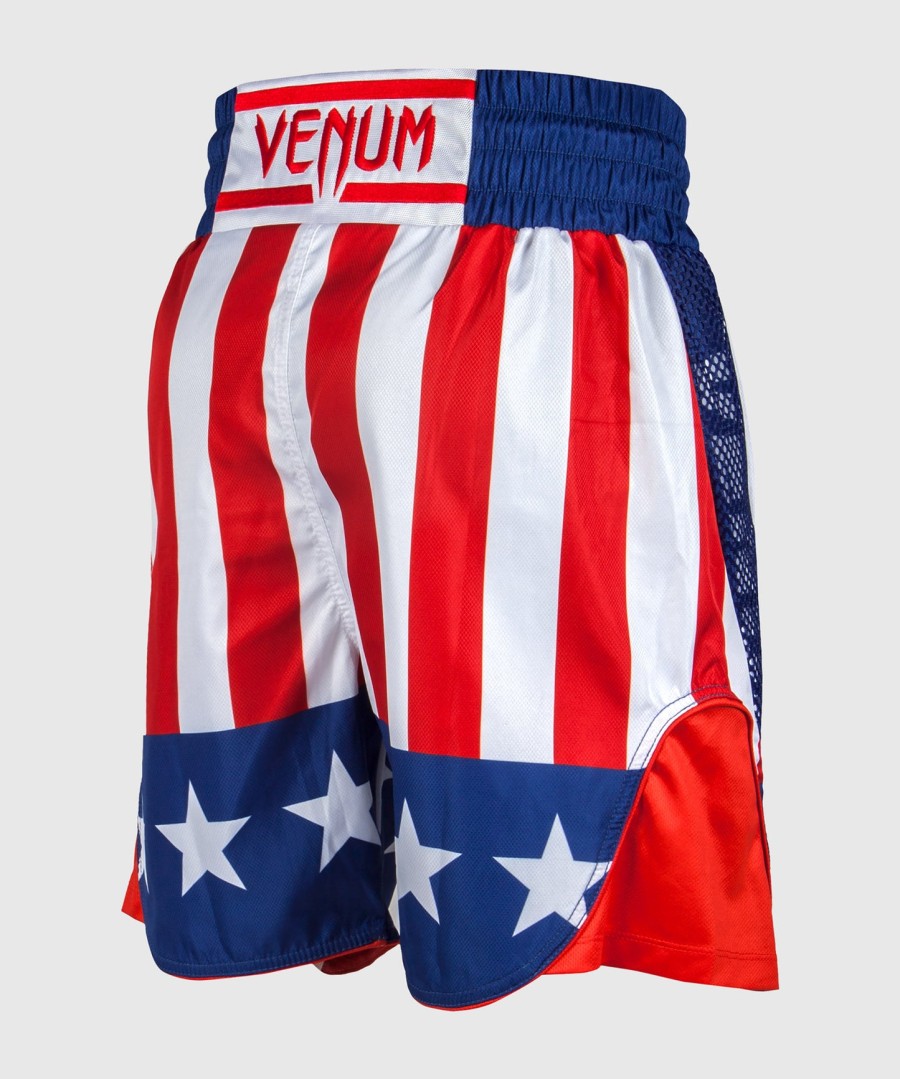 venum elite ボクシングショーツ - usa - レッドホワイト-ブルー - 限定品