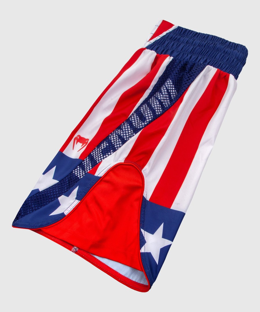 venum elite ボクシングショーツ - usa - レッドホワイト-ブルー - 限定品