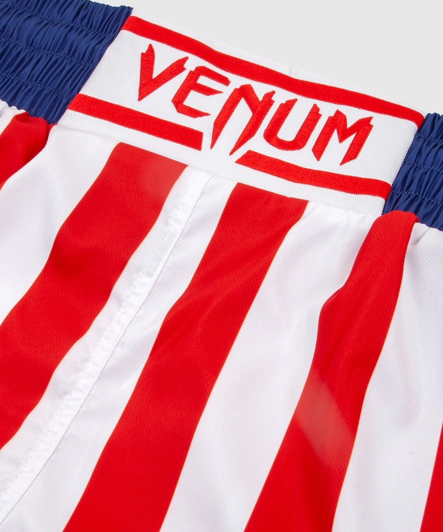 venum elite ボクシングショーツ - usa - レッドホワイト-ブルー - 限定品