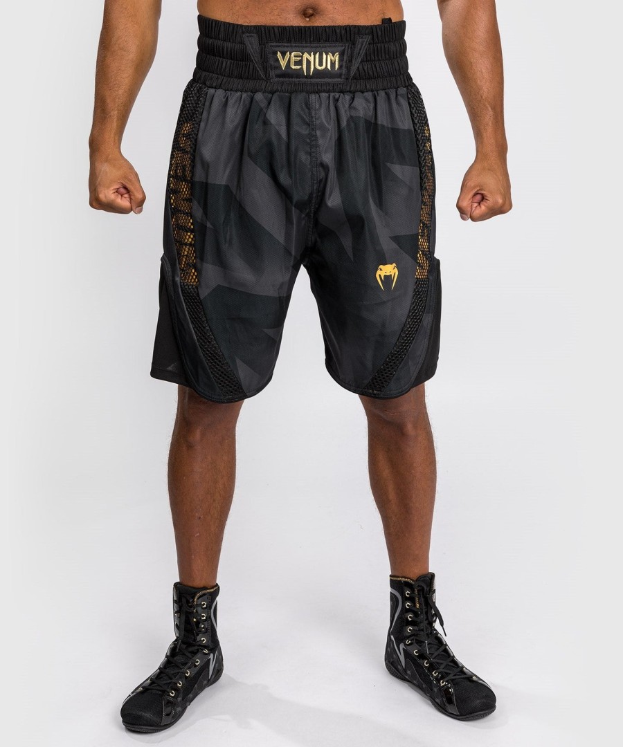 venum razor ボクシングショーツ - ブラックゴールド