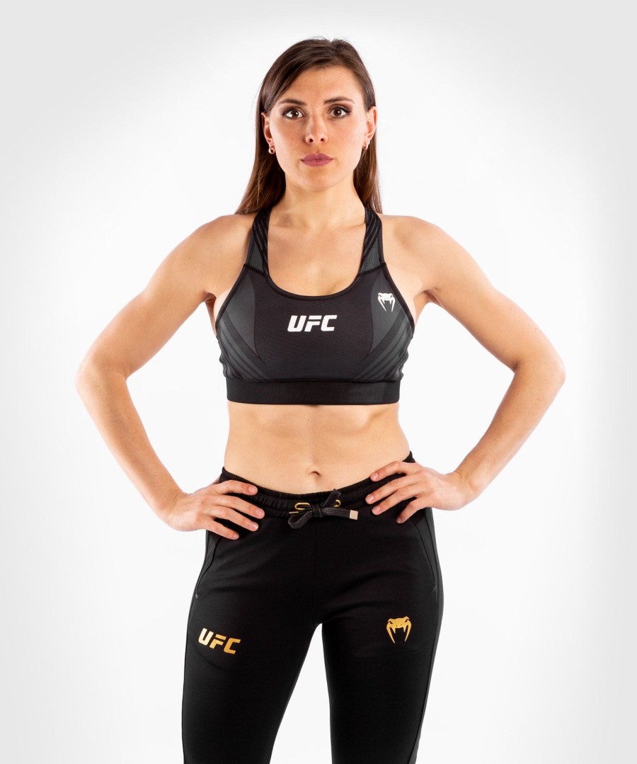 ufc venum オーセンティック ファイトナイト レディース スポーツブラ - ブラック