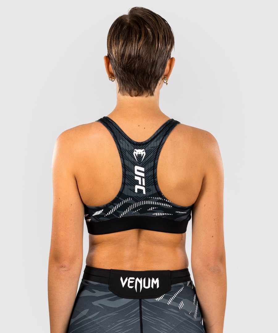ufc fusion by venum オーセンティック ファイトナイト レディース スポーツブラ - ブラック