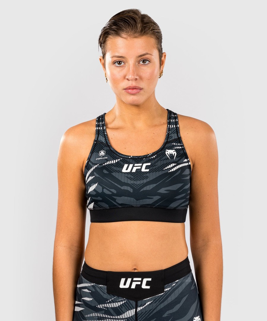 ufc fusion by venum オーセンティック ファイトナイト レディース スポーツブラ - ブラック