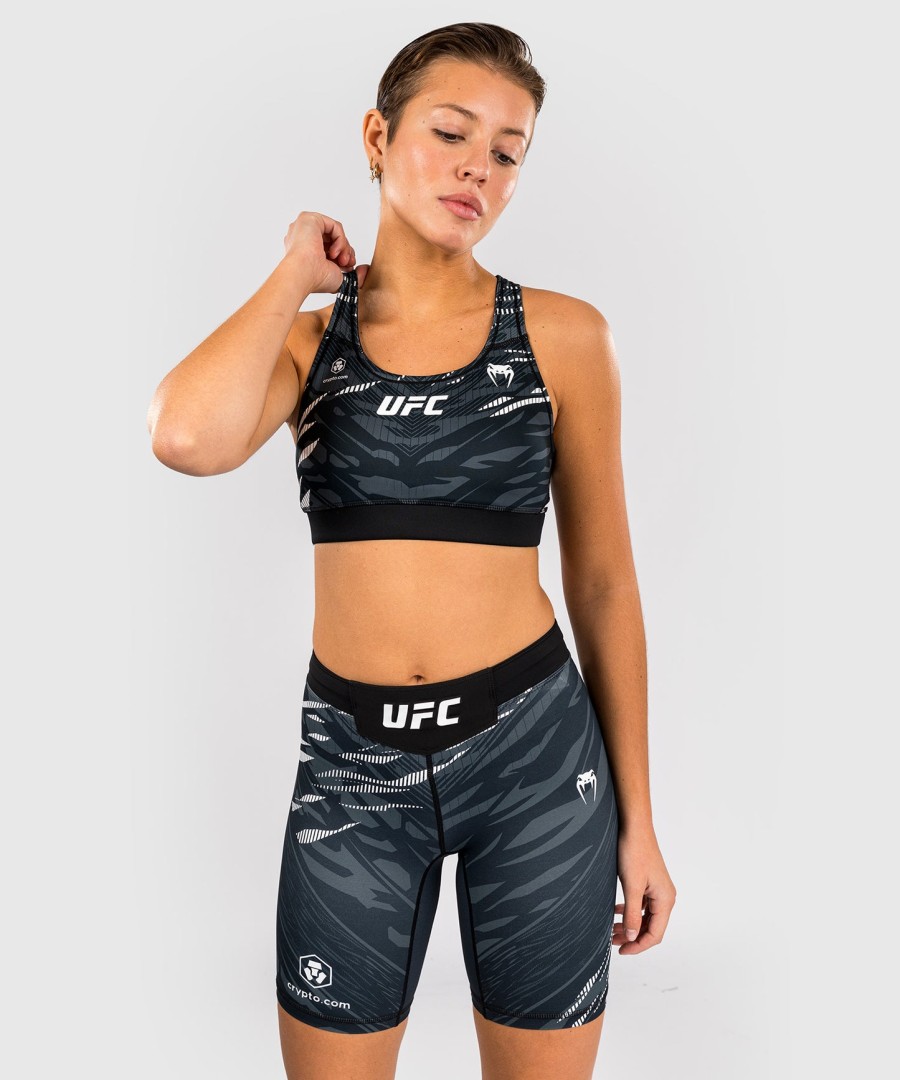 ufc fusion by venum オーセンティック ファイトナイト レディース スポーツブラ - ブラック