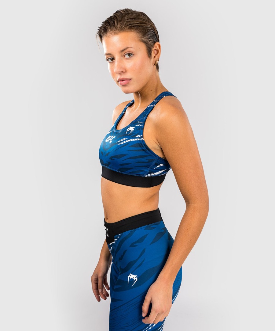 ufc fusion by venum オーセンティック ファイトナイト レディース スポーツブラ - ブルー