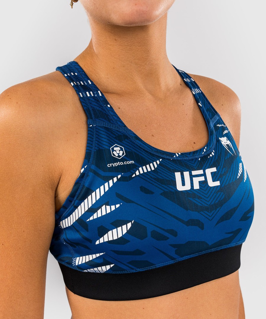 ufc fusion by venum オーセンティック ファイトナイト レディース スポーツブラ - ブルー