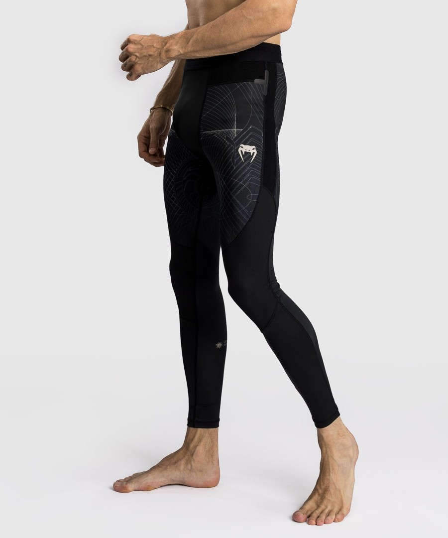 venum g-fit air メンズ スパッツ - ディープブラックデザートサンド