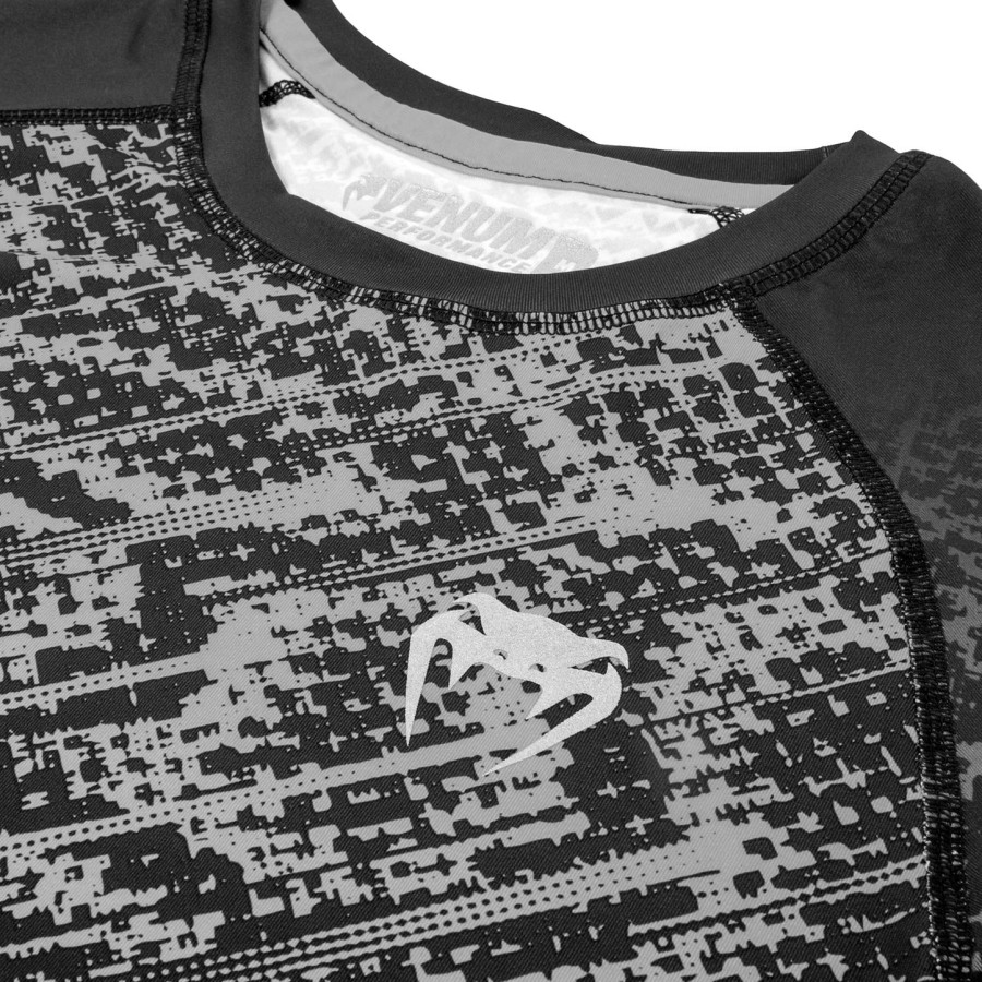 venum トロピカルコンプレッションtシャツ - ブラックグレー