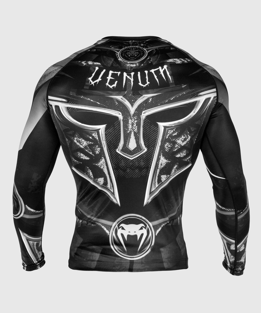 venum gladiator 3.0 ラッシュガード - 長袖 - ブラックホワイト