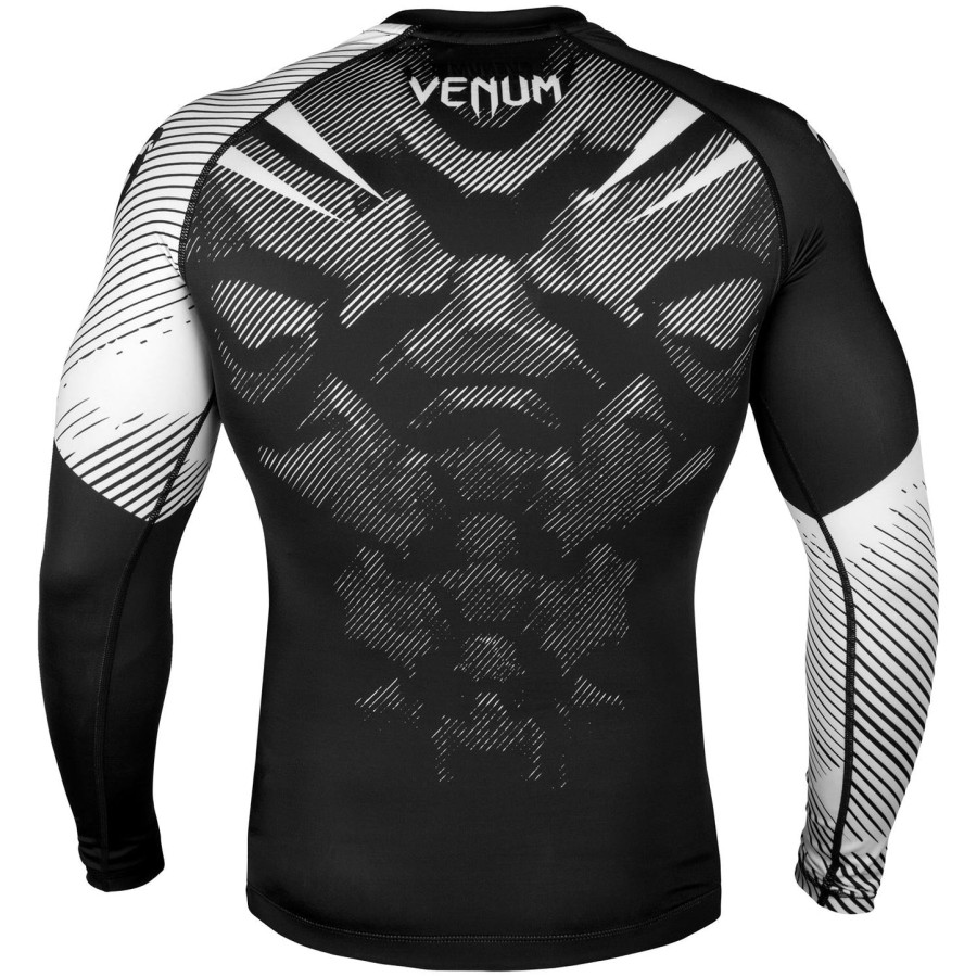 venum nogi 2.0 ラッシュガード - 長袖 - ブラックホワイト