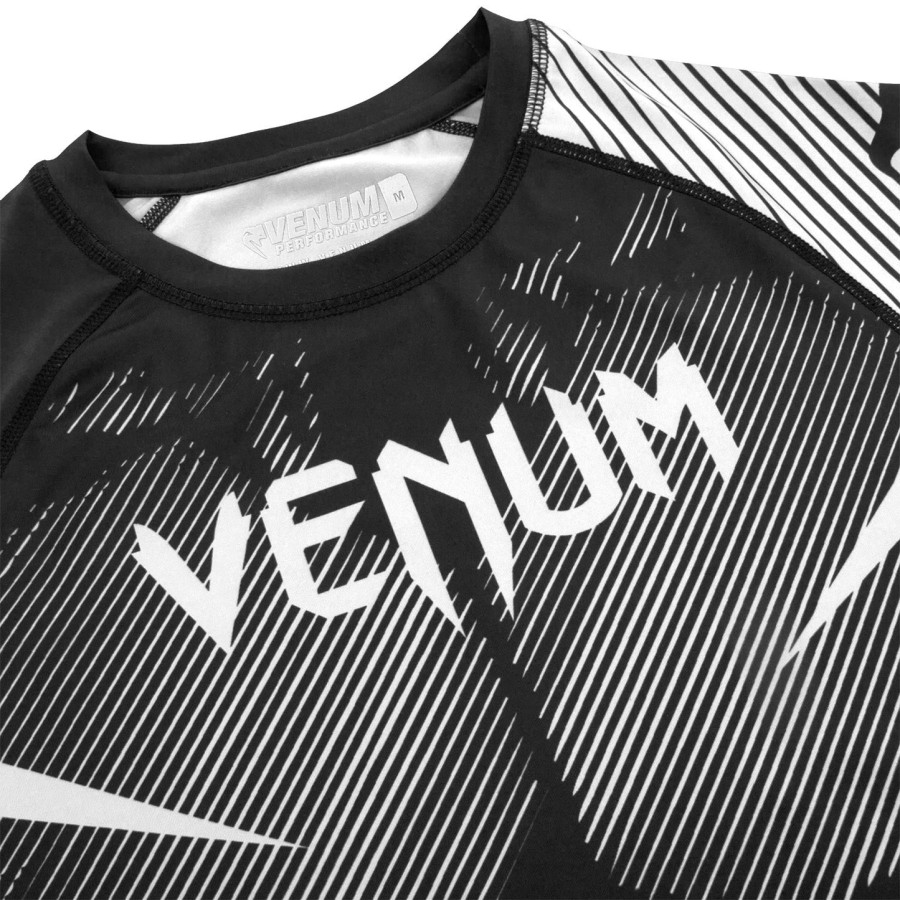 venum nogi 2.0 ラッシュガード - 長袖 - ブラックホワイト
