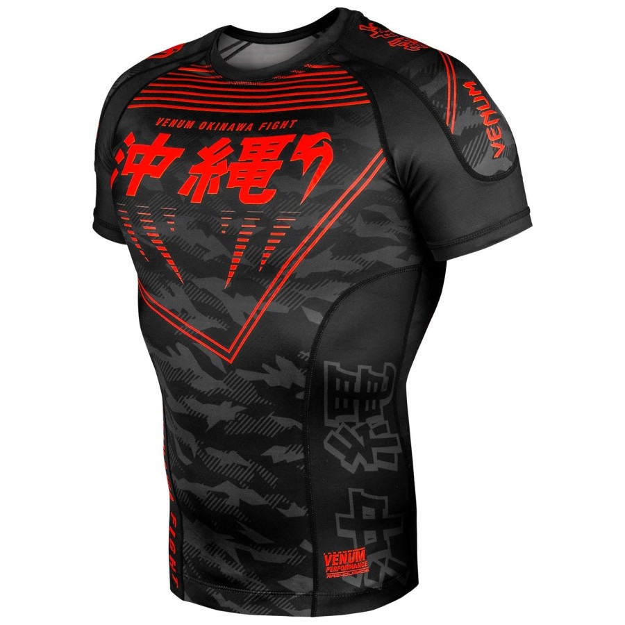venum 沖縄 2.0 ラッシュガード - 半袖 - ブラックレッド