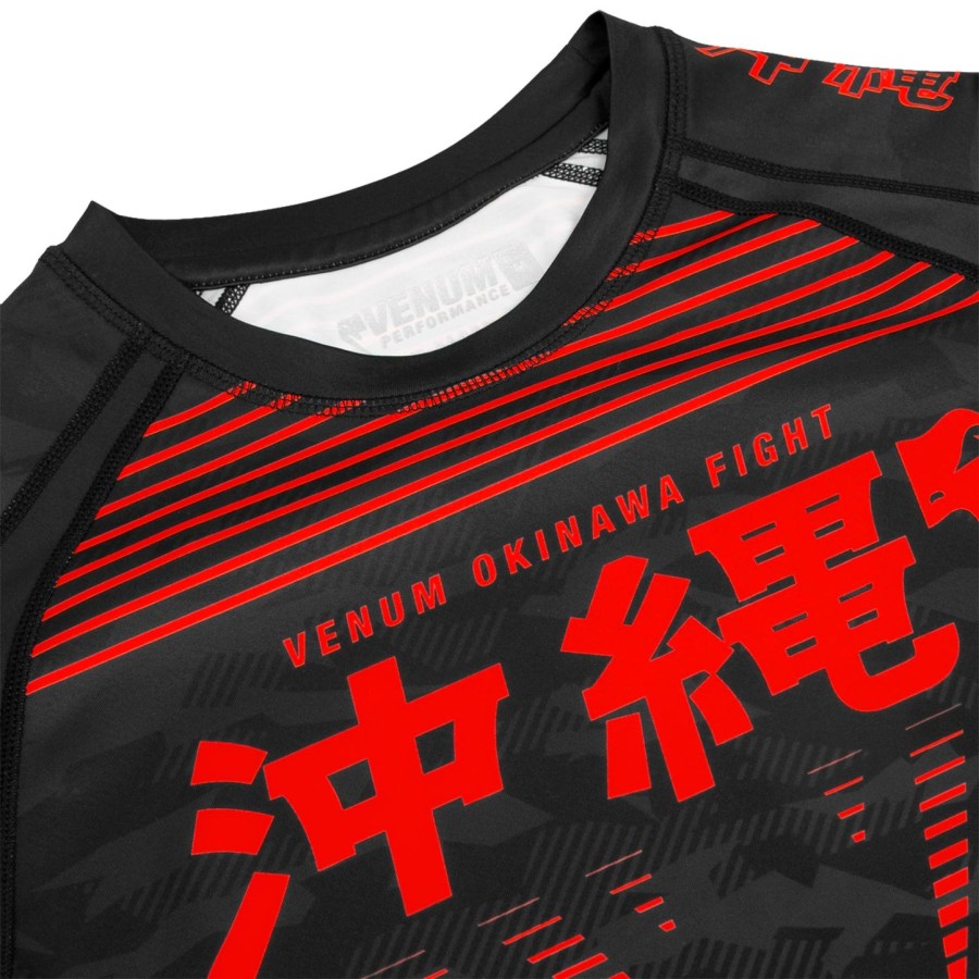 venum 沖縄 2.0 ラッシュガード - 半袖 - ブラックレッド