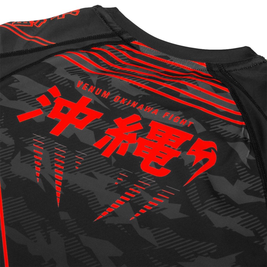 venum 沖縄 2.0 ラッシュガード - 半袖 - ブラックレッド