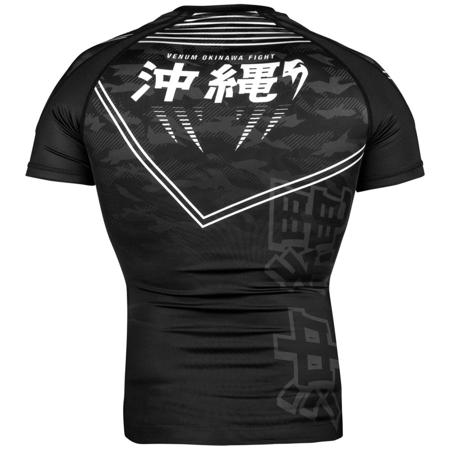 venum 沖縄 2.0 ラッシュガード - 半袖 - ブラックホワイト
