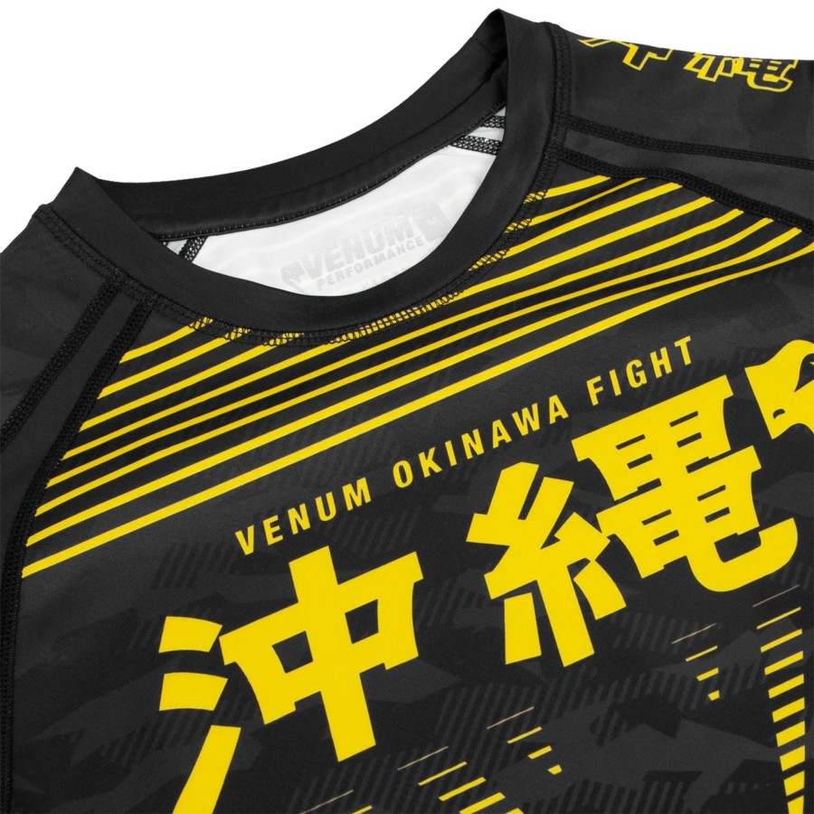 venum 沖縄 2.0 ラッシュガード - 半袖 - ブラックイエロー