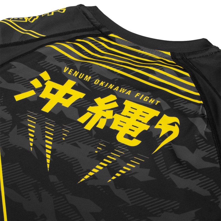 venum 沖縄 2.0 ラッシュガード - 半袖 - ブラックイエロー