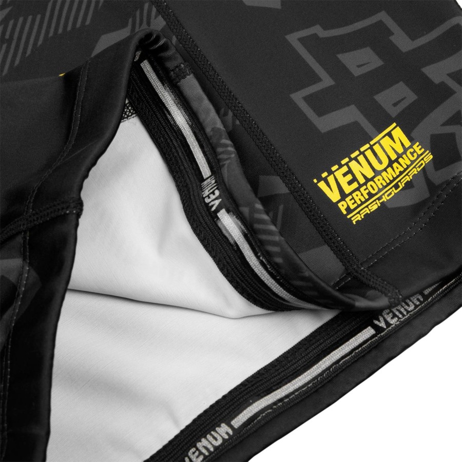 venum 沖縄 2.0 ラッシュガード - 半袖 - ブラックイエロー