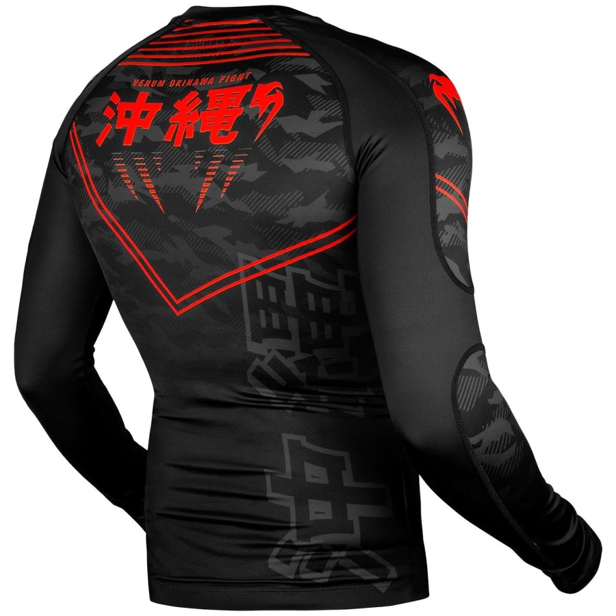 venum 沖縄 2.0 ラッシュガード - 長袖 - ブラックレッド
