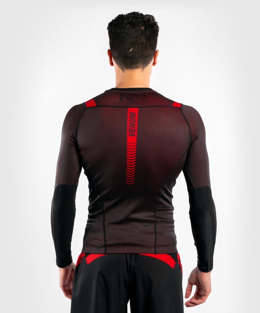 venum nogi 3.0 ラッシュガード - 長袖 - ブラックレッド