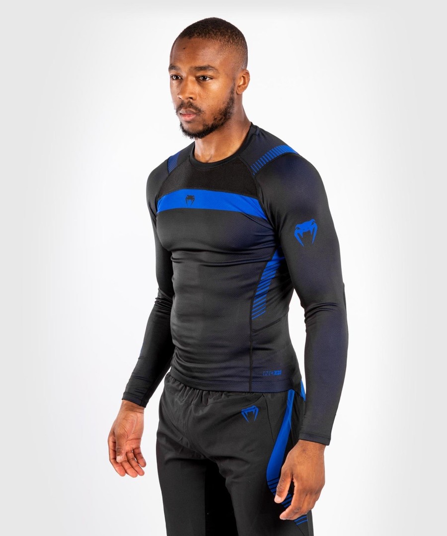 venum nogi 3.0 ラッシュガード - 長袖 - ブラックブルー