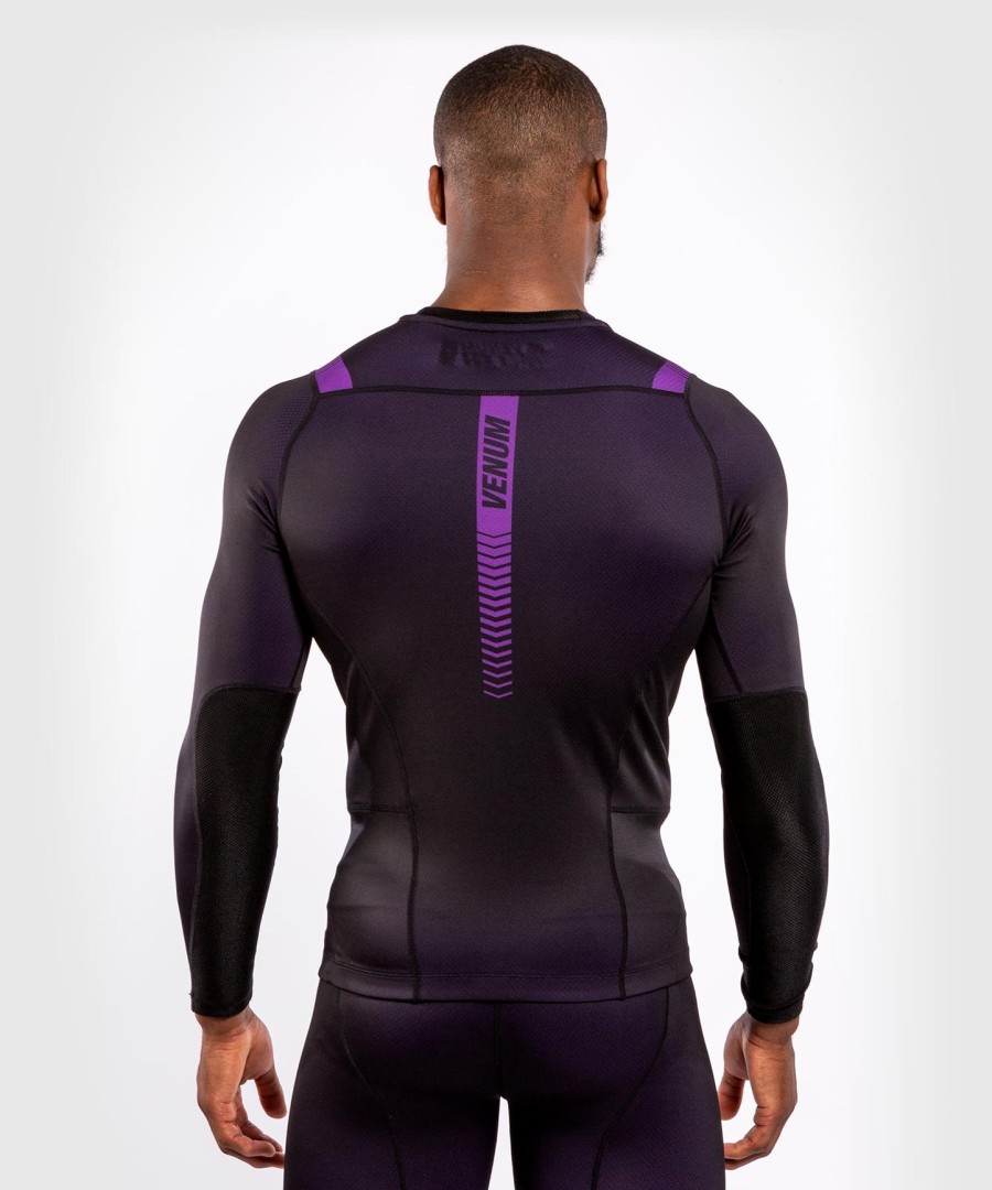 venum nogi 3.0 ラッシュガード - 長袖 - ブラックパープル