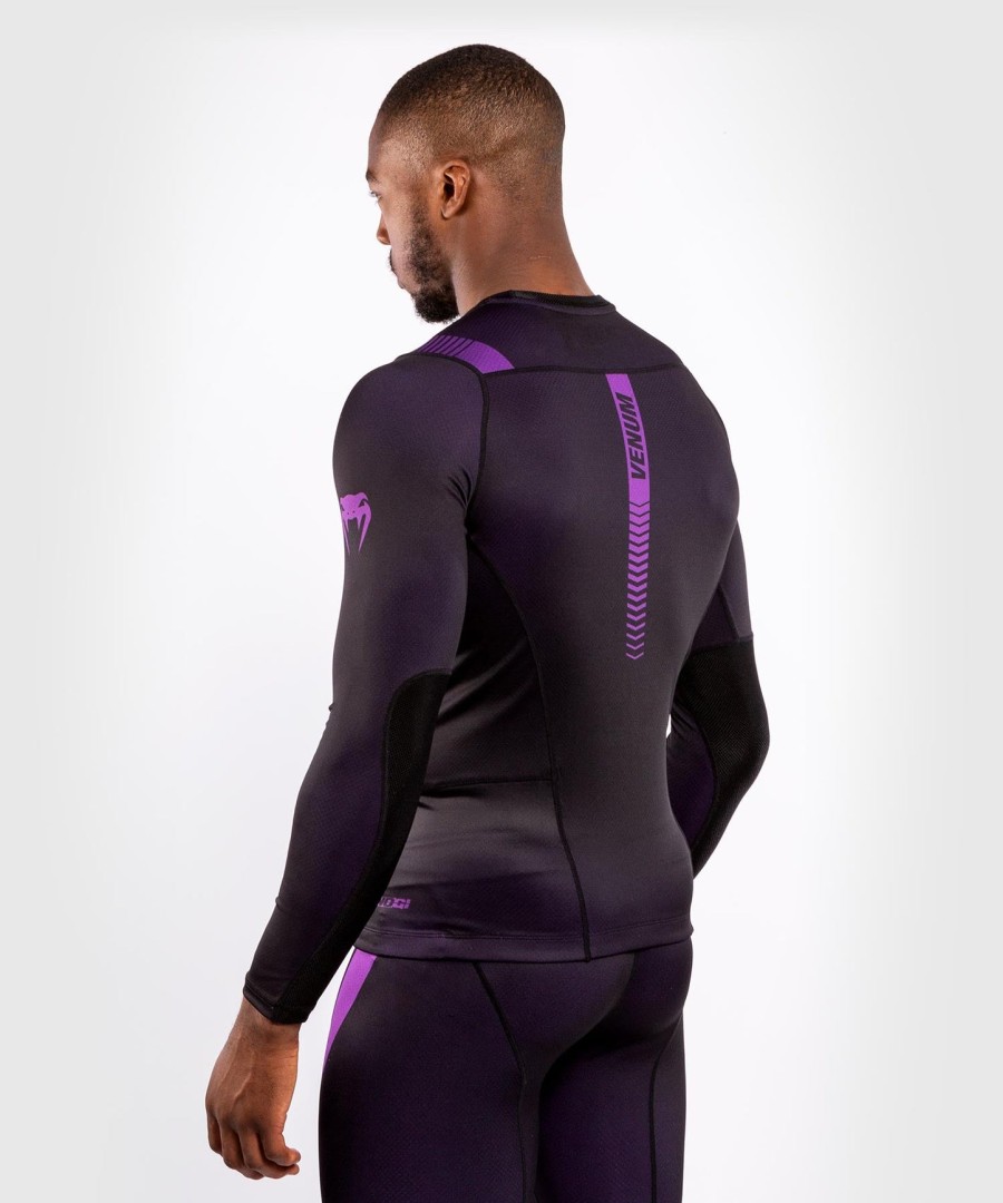 venum nogi 3.0 ラッシュガード - 長袖 - ブラックパープル