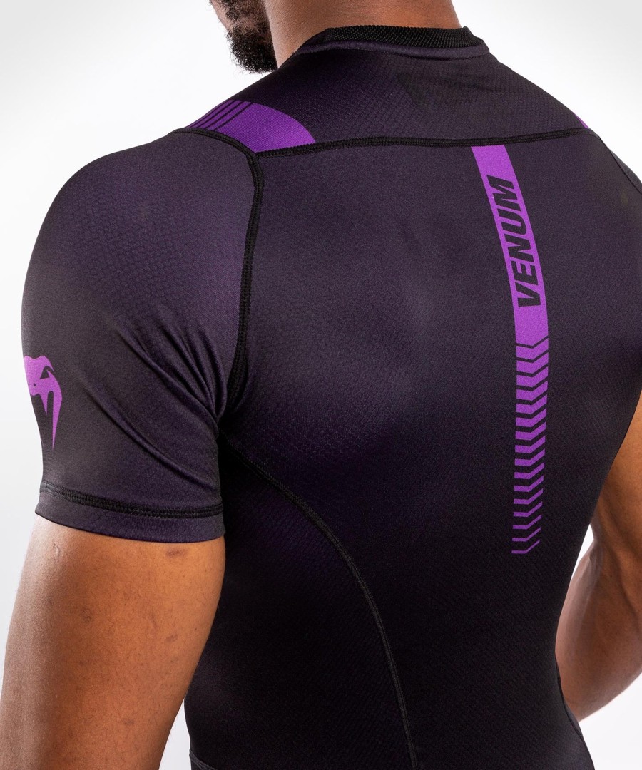 venum nogi 3.0 ラッシュガード - 半袖 - ブラックパープル