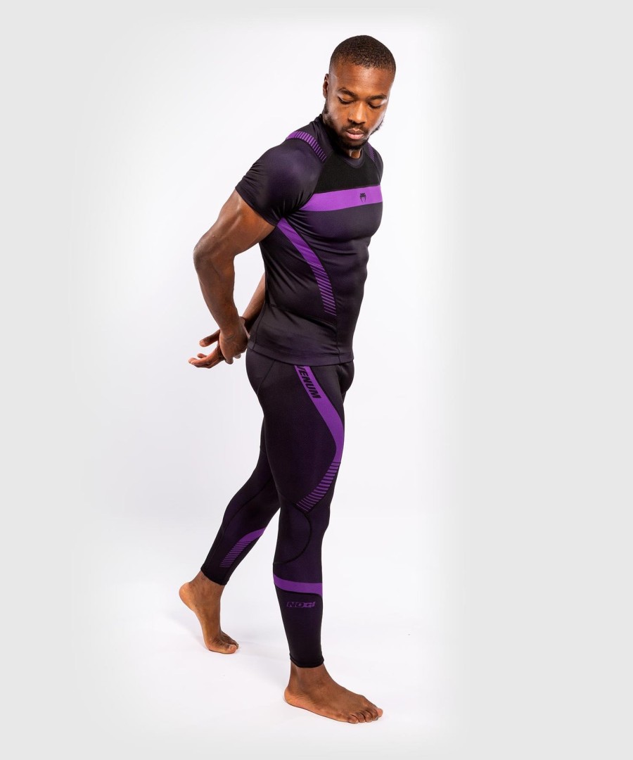 venum nogi 3.0 ラッシュガード - 半袖 - ブラックパープル