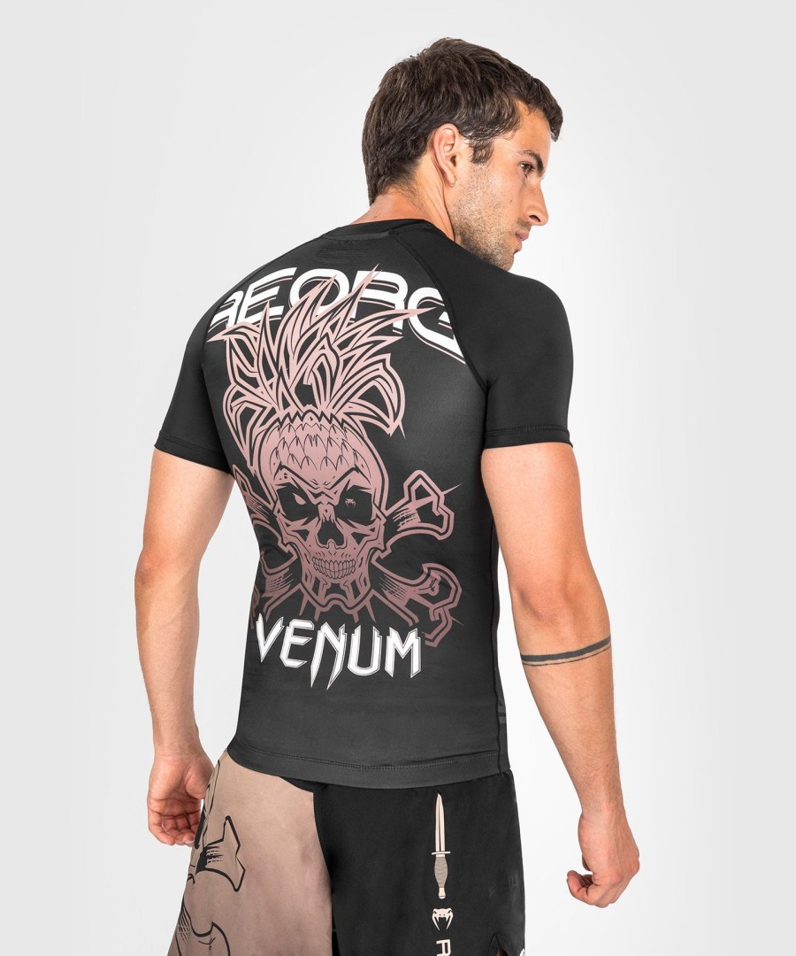 venum reorg ラッシュガード - 半袖 - ブラック