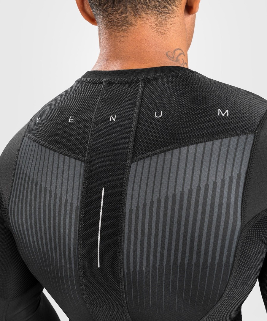 venum biomecha ラッシュガード ロングスリーブ - ブラックグレー