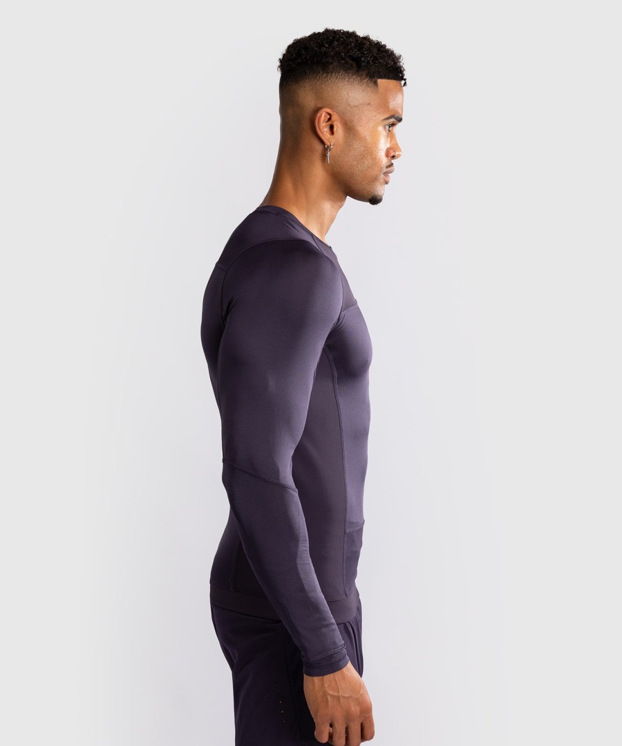 venum g-fit air メンズ ロングスリーブ ラッシュガード - ディープパープル