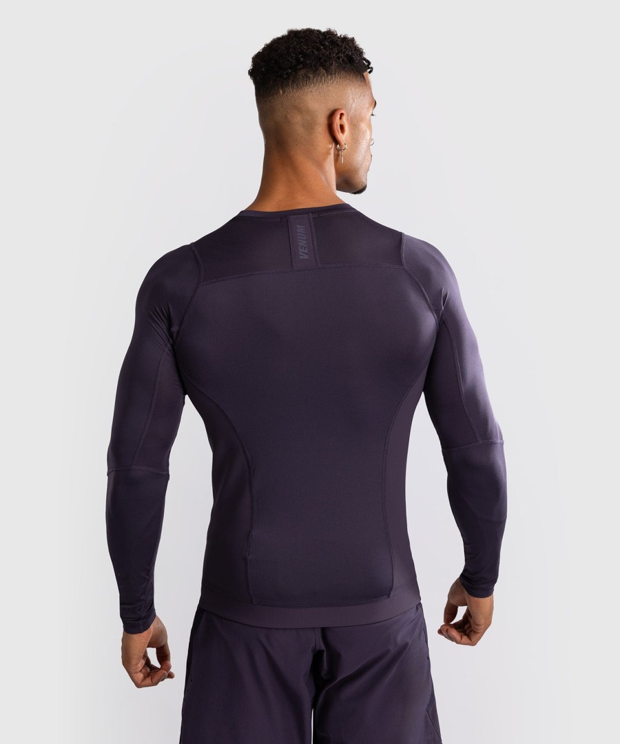 venum g-fit air メンズ ロングスリーブ ラッシュガード - ディープパープル
