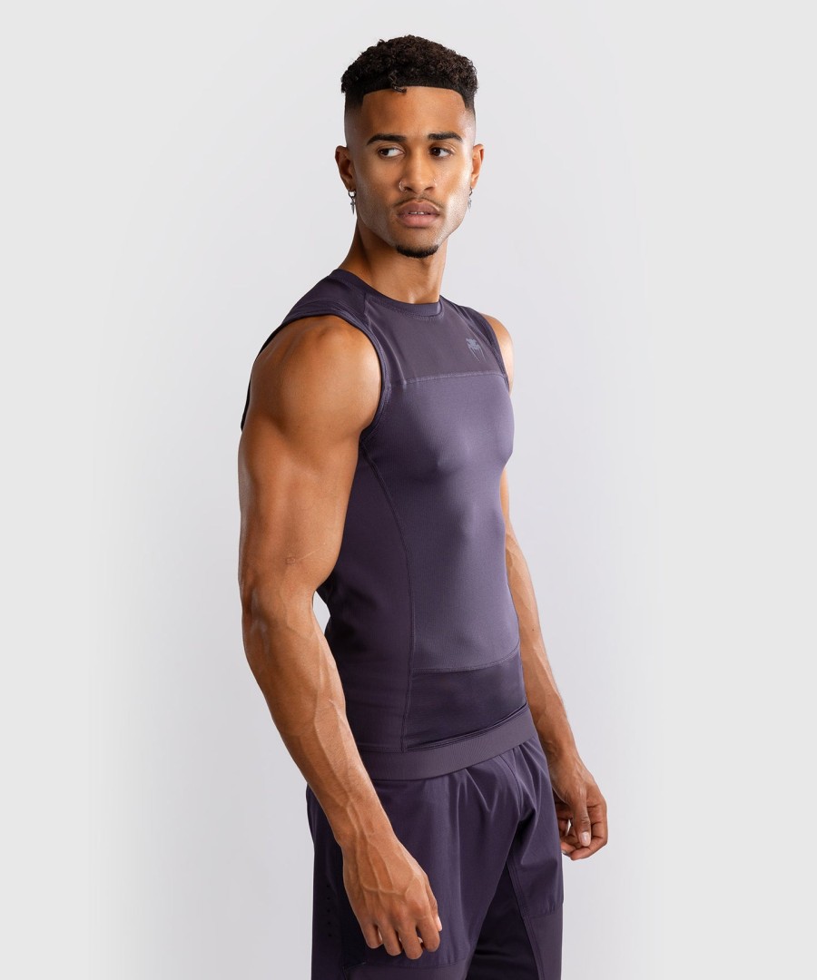 venum g-fit air メンズ ノースリーブ ラッシュガード - ディープパープル