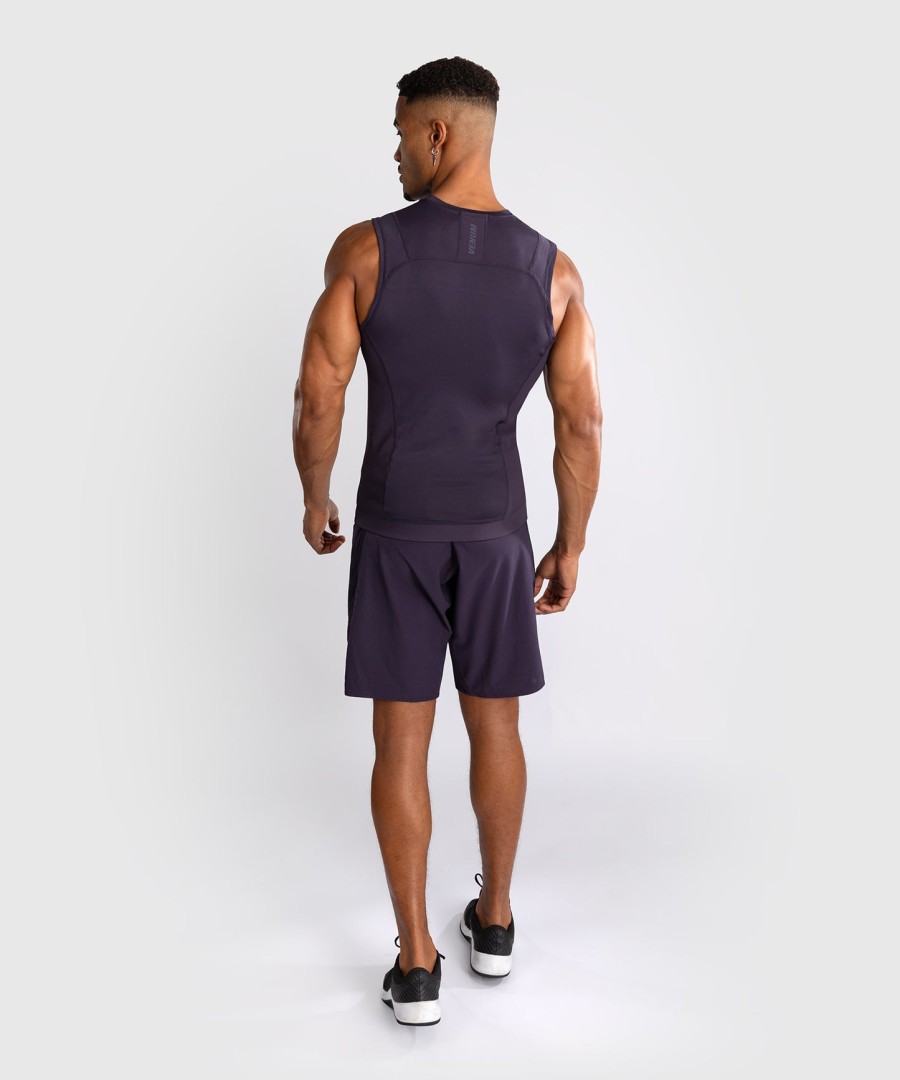 venum g-fit air メンズ ノースリーブ ラッシュガード - ディープパープル
