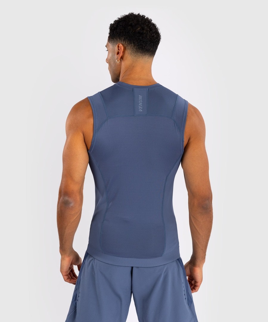 venum g-fit air メンズ ノースリーブ ラッシュガード - フォギーブルー
