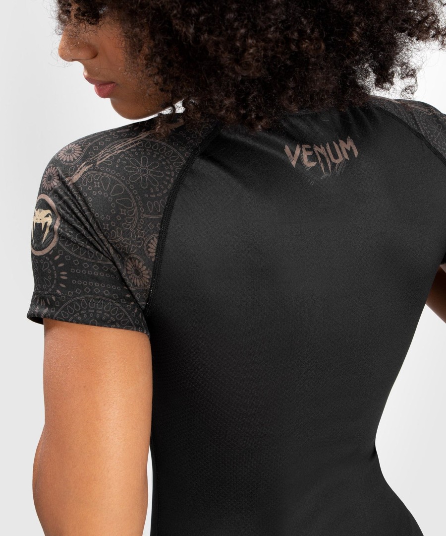 venum レディース サンタムエルテ ダークサイド - ラッシュガード 半袖 - ブラックブラウン