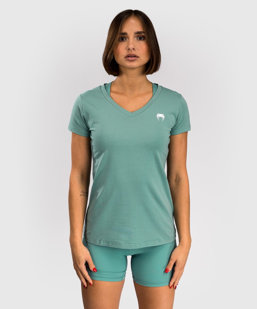 venum essential レディース tシャツ - アクアグリーン